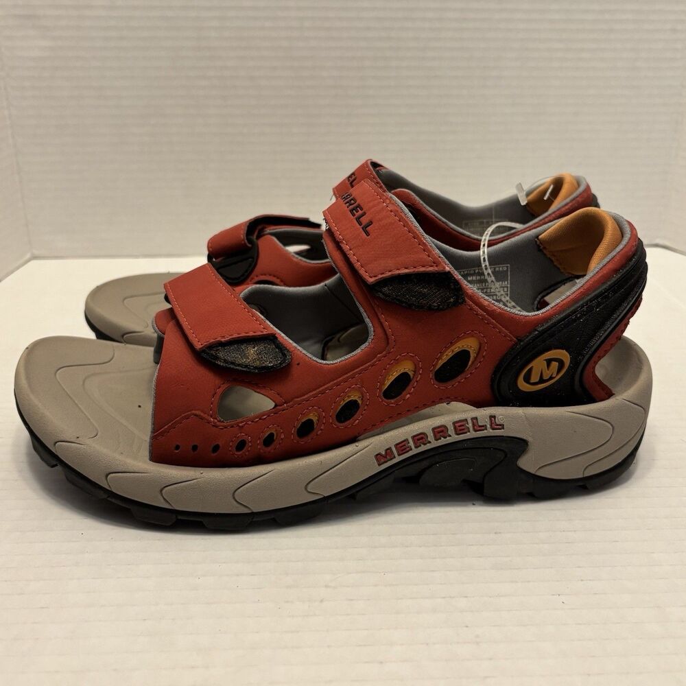 Merrell Rapid Pulse Red Sport Hiking Sandals Women’s Size 9 Trail Hook Loop